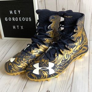 Under Armour Highlight Clutch Fit Gold Cleats